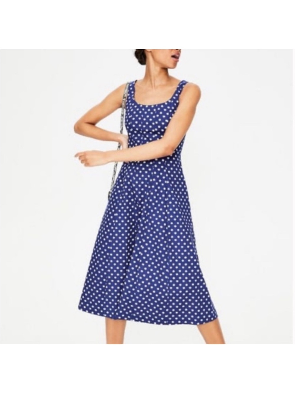 Boden | Blue fit and flare sundress